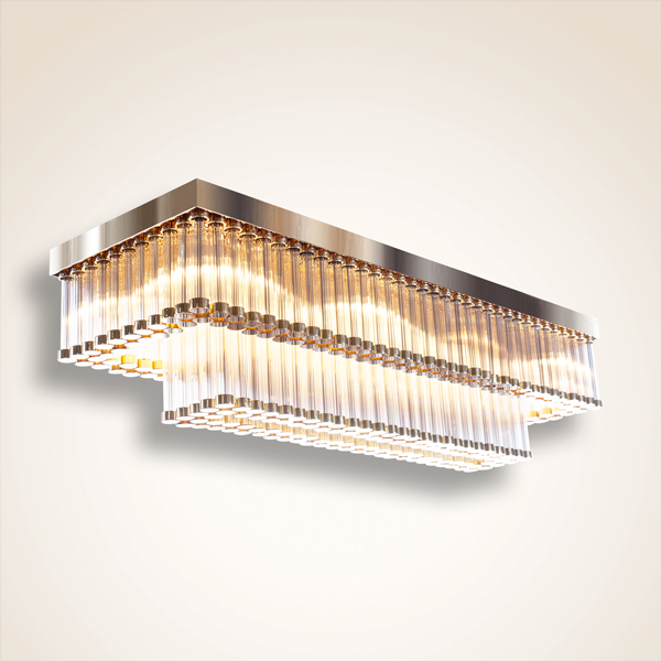 Crystal Rose Rectangle